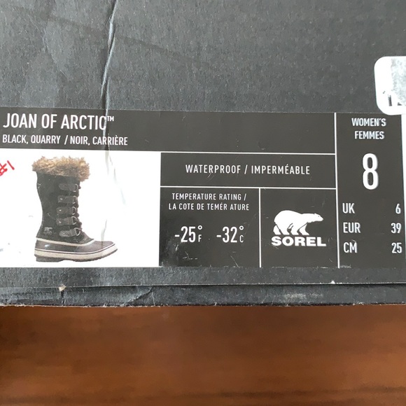 SOREL NEW! Joan of Arctic Waterproof Fur Cuff Tall Lace Up Winter Snow Boots - Picture 8 of 16
